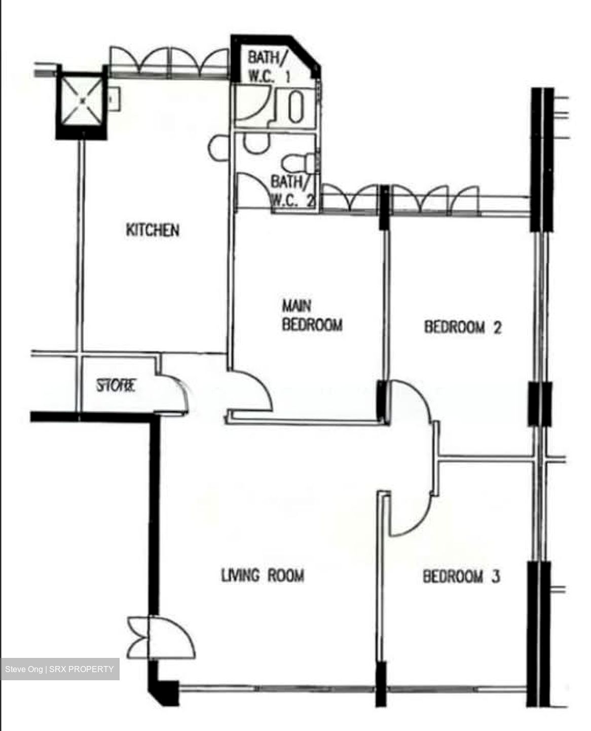 Blk 113 Jurong East Ville (Jurong East), HDB 4 Rooms #560940921